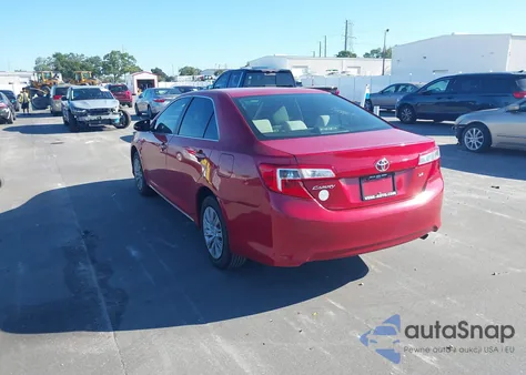 2012 Toyota Camry Le z USA, uszkodzony, nr VIN 4T1BF1FK0CU620796